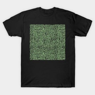 One Line - Green T-Shirt